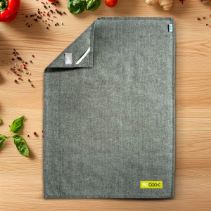 Torchon de cuisine en coton recyclé