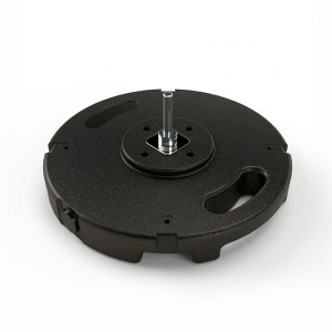 Pied PVC béton 10 kg avec axe de rotation