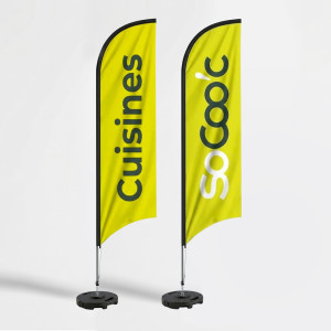 Voile pour oriflamme 3,5m